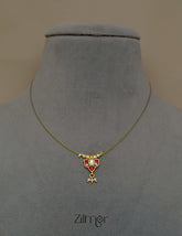 SC1011278 - Lotus Kemp Pendant Pearl Hanging Invisible Necklace 2-Zilmor